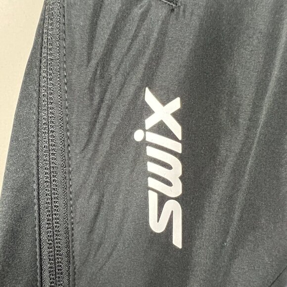 SWIX Universalx Pants Womens XL Black Tech Full Zip Leg Windpants Active 22666 - Picture 8 of 16
